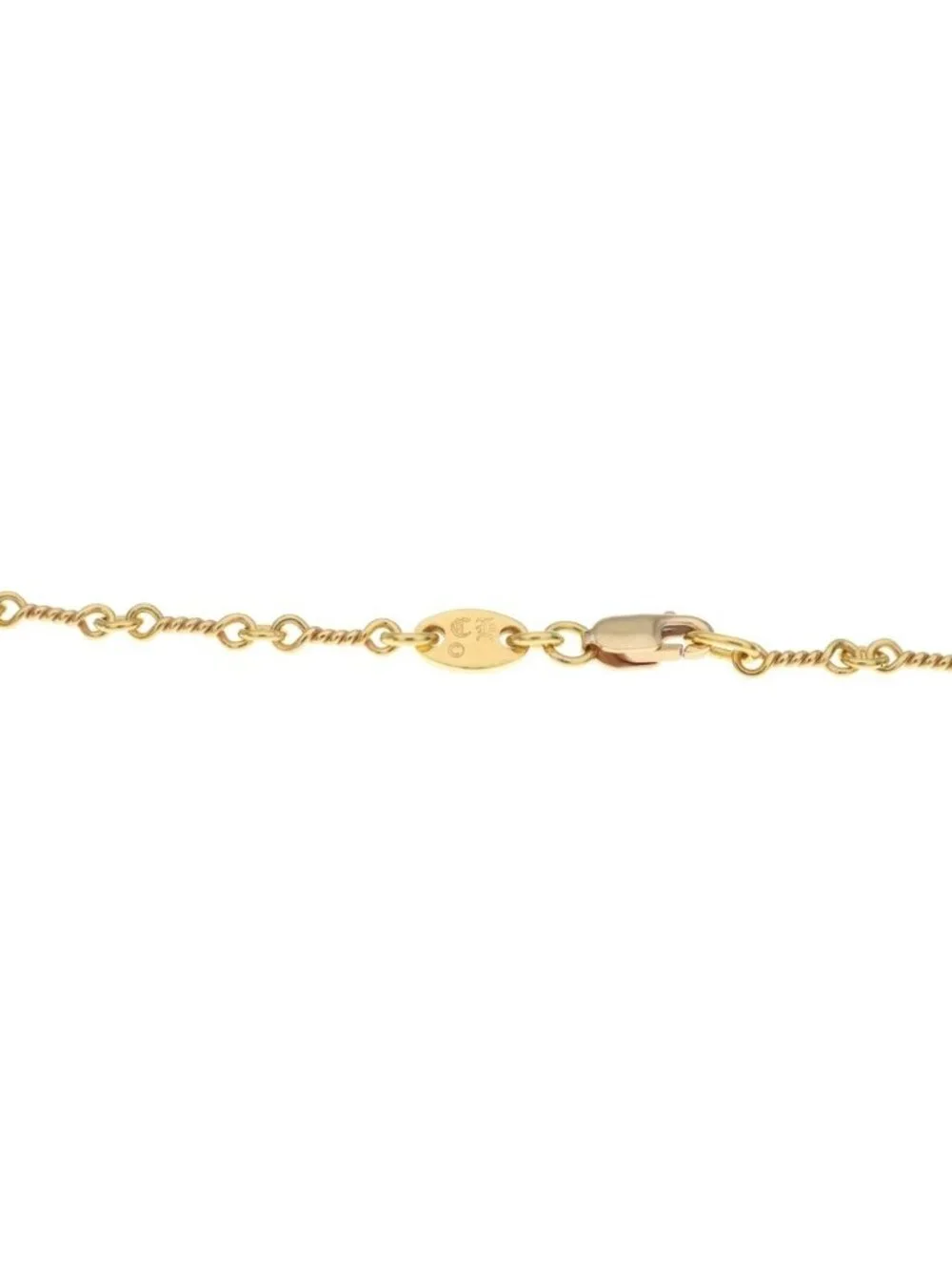 Chrome Hearts 22K Neckchain Twist Chain Necklace Gold